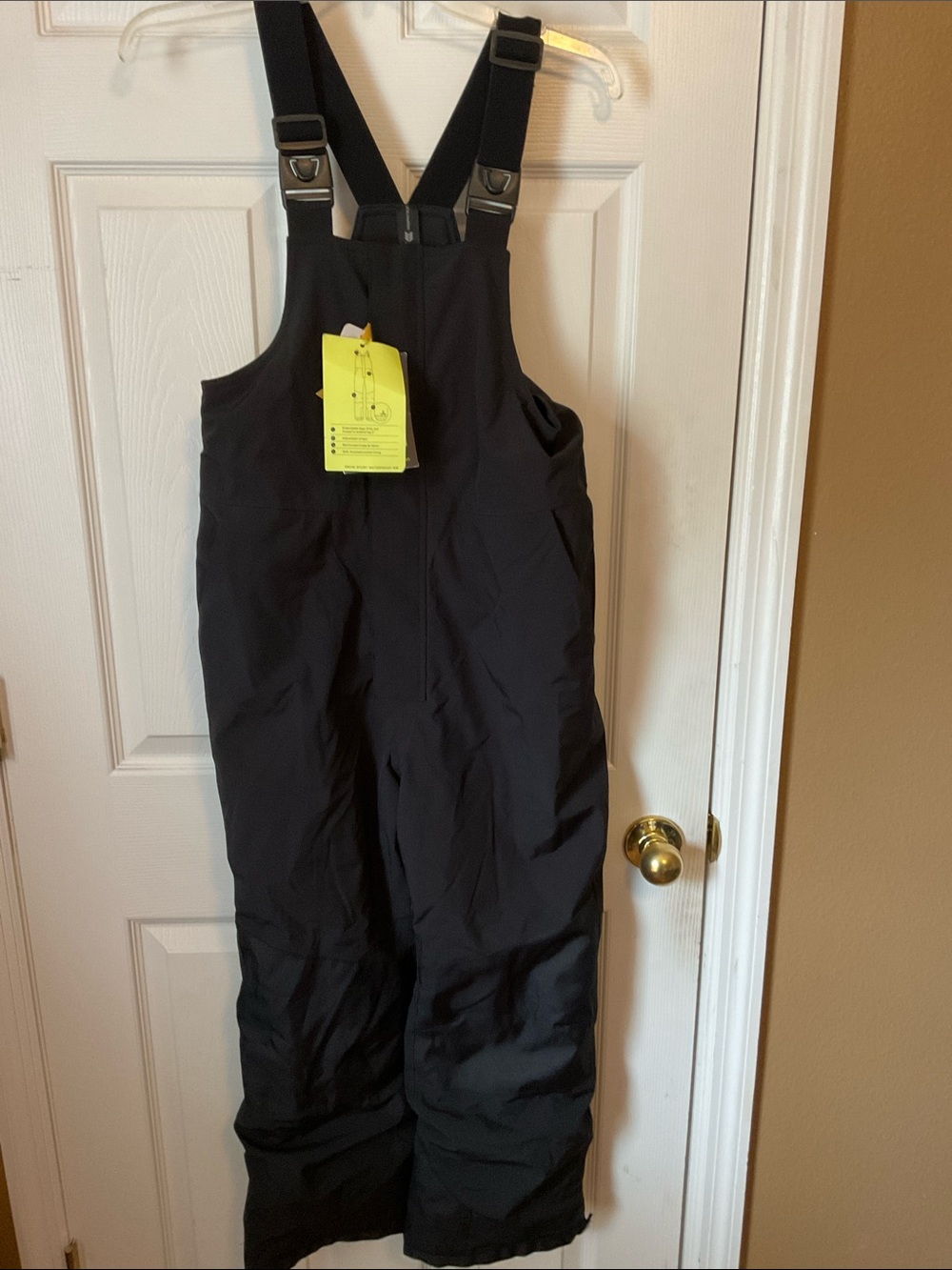 All In Motion Waterproof Overall Snow Bibs Outerwear Skiing 3M Size L (10-12)